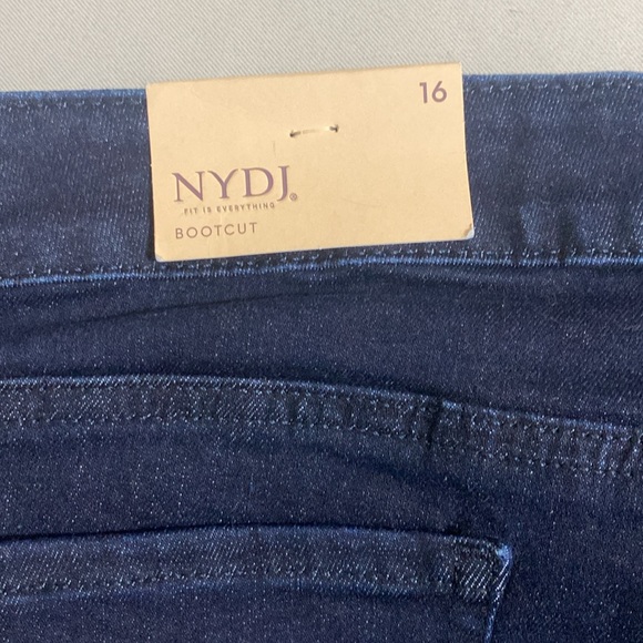 NYDJ Women's Barbara Bootcut LiftXTuck Technology Blue Jean Pants Size 16 - Picture 7 of 9
